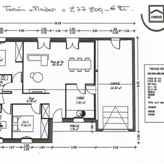  Cote & Sables Immobilier : Terrain | GROSBREUIL (85440) | 0 m2 | 98 000 € 