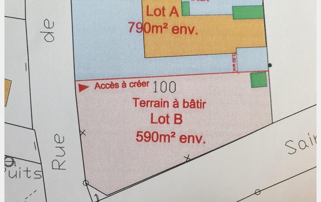 Cote & Sables Immobilier : Terrain | SAINTE-FOY (85150) | 0 m2 | 77 900 € 