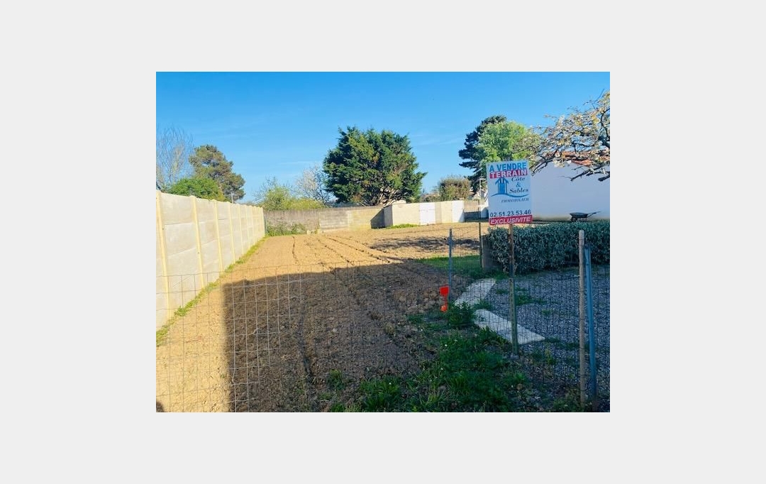 Cote & Sables Immobilier : Terrain | LES SABLES-D'OLONNE (85340) | 360 m2 | 167 500 € 