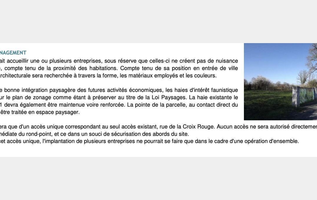 Cote & Sables Immobilier : Ground | LA FERRIERE (85280) | 0 m2 | 82 000 € 